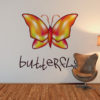 Logo Schmetterling Bunt