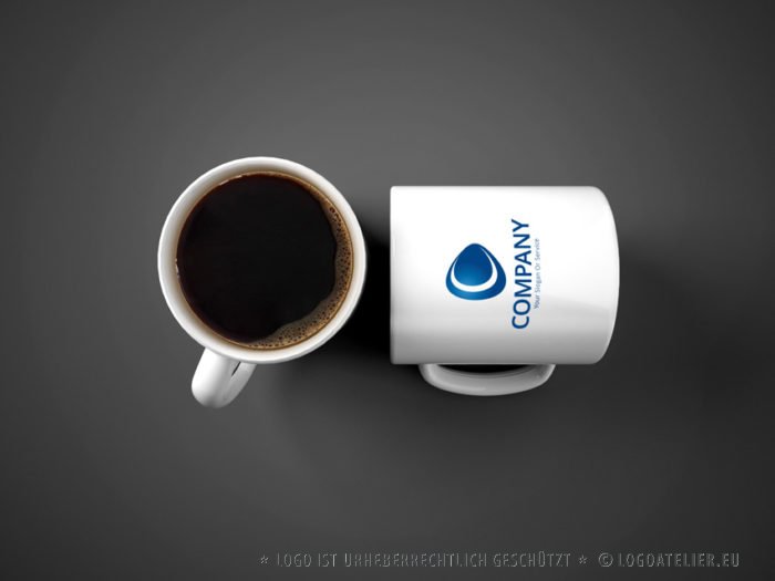 Logo Abstrakte Form Buchstabe C