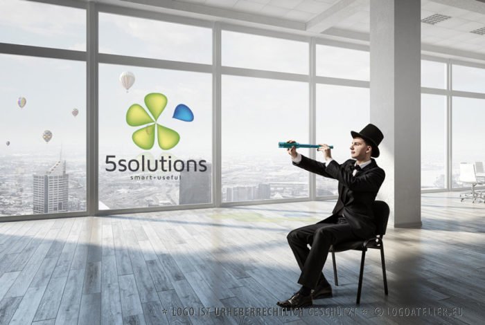 Logo Abstrakte Form Solutions