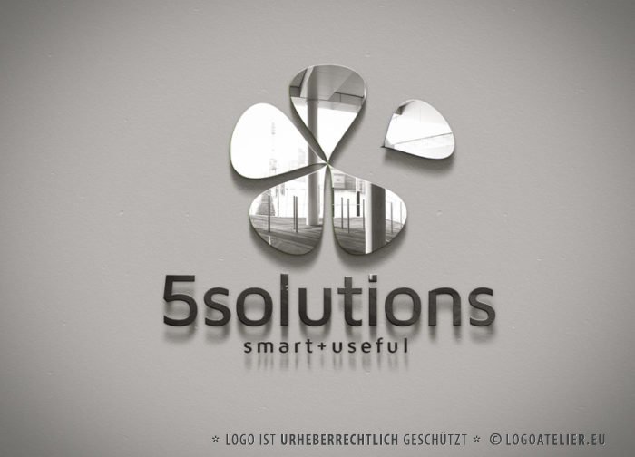 Logo Abstrakte Form Solutions