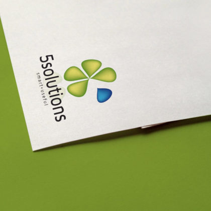 Logo Abstrakte Form Solutions