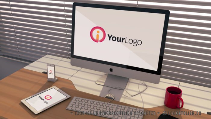 Logo Buchstabe I Rund