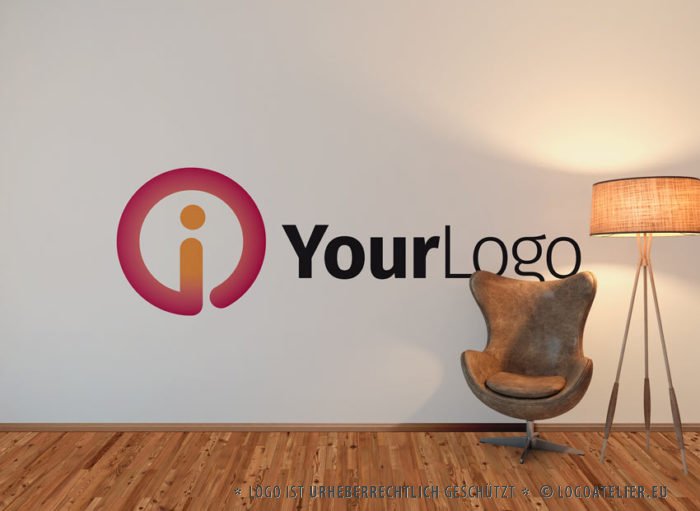 Logo Buchstabe I Rund