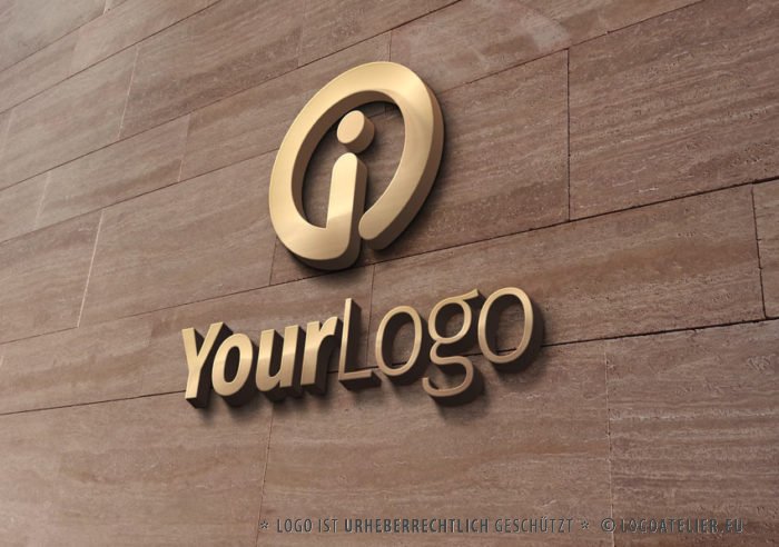 Logo Buchstabe I Rund