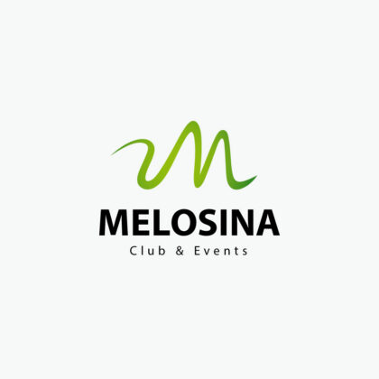 Logo Buchstabe M Schlange Bar Bogen Club Dynamik Kurven gezeichnet Schleife Tiere Welle Initiale Fertiges Logo kaufen LogoShop LogoAtelier.eu