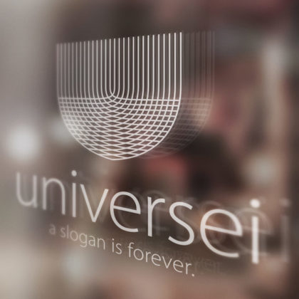 Logo Buchstabe U Linien