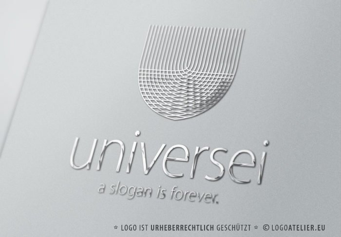 Logo Buchstabe U Linien