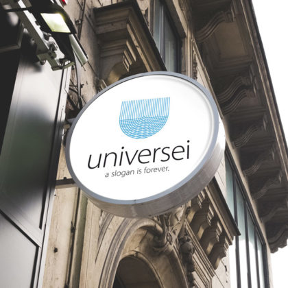 Logo Buchstabe U Linien