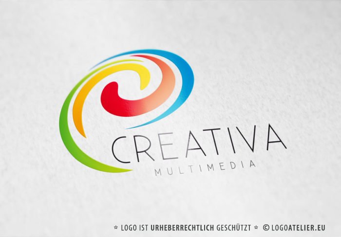 Logo Bunt Farbenfroh