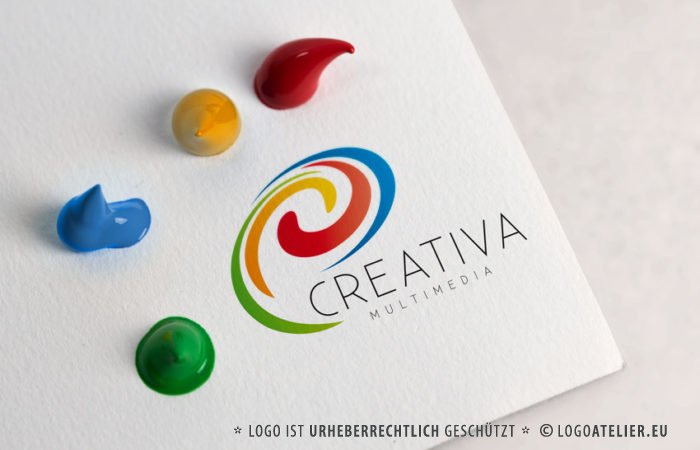 Logo Bunt Farbenfroh