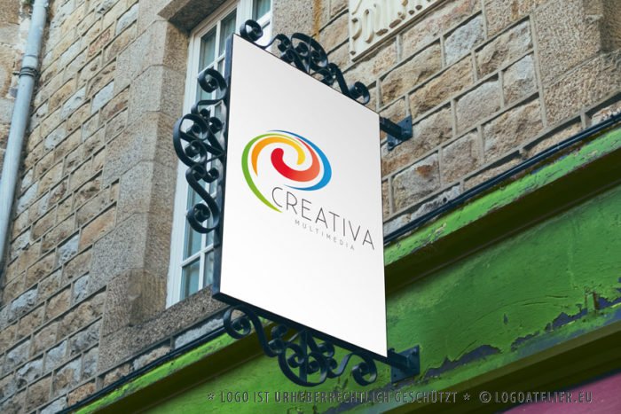 Logo Bunt Farbenfroh