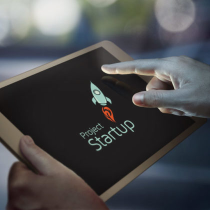 Logo Rakete Startup
