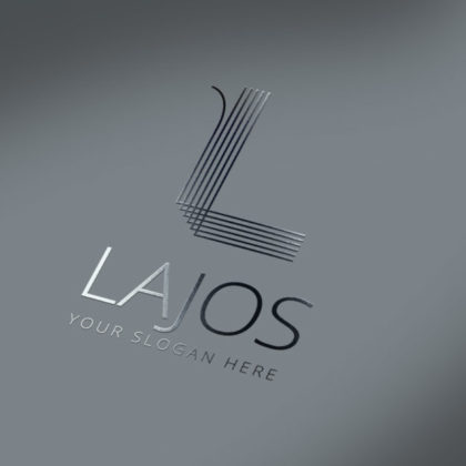 Logo Buchstabe L Linien