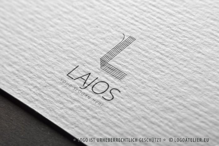 Logo Buchstabe L Linien