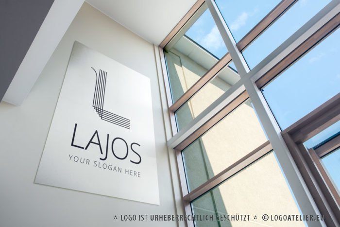 Logo Buchstabe L Linien