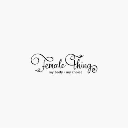 Firmenlogo kaufen Weibliche Schrift Logo Weiblichkeit Frau
