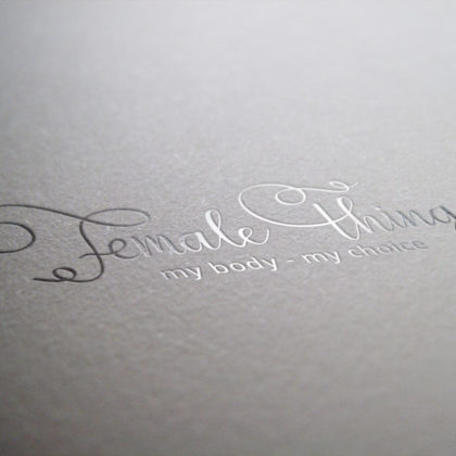 Firmenlogo kaufen Weibliche Schrift Logo Weiblichkeit Frau