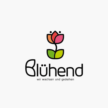 Logo Aufstrebend Wachsen Gedeihen Logo kaufen