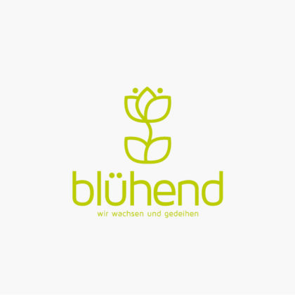 Logo Aufstrebend Wachsen Gedeihen Logo kaufen