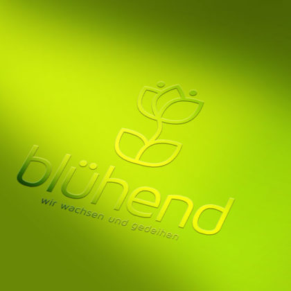 Logo Aufstrebend Wachsen Gedeihen Logo kaufen
