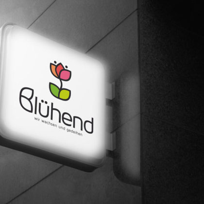 Logo Aufstrebend Wachsen Gedeihen Logo kaufen