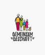 Logo Gemeinsam Geschafft Erreicht Gezeichnet Familie Fertiges Logo kaufen