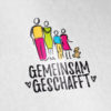 Logo Gemeinsam Geschafft Erreicht Gezeichnet Familie Fertiges Logo kaufen