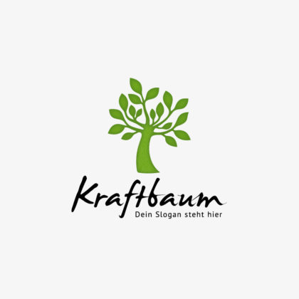 Logo Kraft Baum Natur Wachstum Esoterik Fertiges Logo kaufen LogoShop LogoAtelier.eu