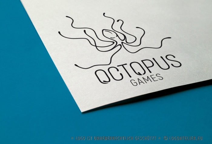 Logo Oktopus Games Vielseitig Cooles Logo kaufen