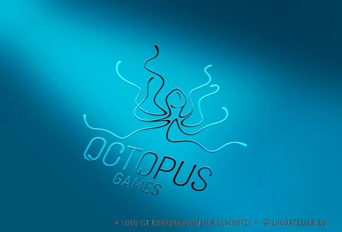 Logo Oktopus Games Vielseitig Cooles Logo kaufen
