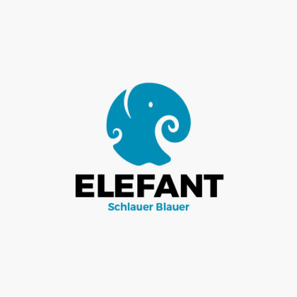 Logo kaufen Schlauer Elefant Gedächtnis Klug