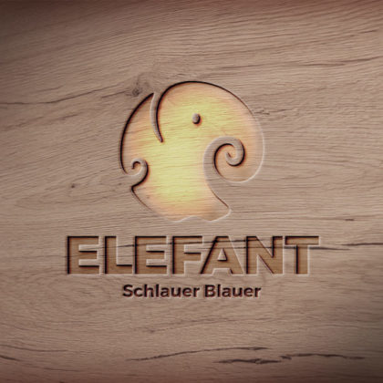 Logo kaufen Schlauer Elefant Gedächtnis Klug