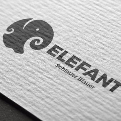 Logo kaufen Schlauer Elefant Gedächtnis Klug