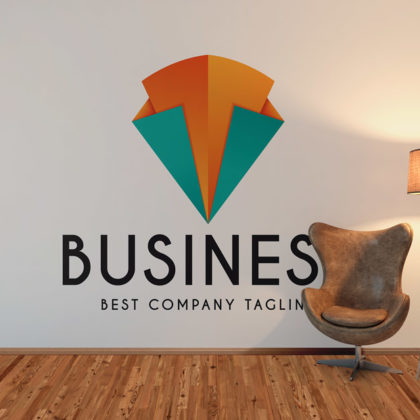 Abstraktes Logo Dreiecke fertiges Logo kaufen