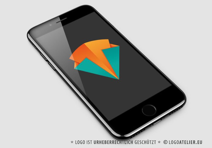 Abstraktes Logo Dreiecke fertiges Logo kaufen