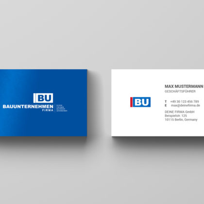 Logo Baufirma Rechtecke Fertiges Logo kaufen