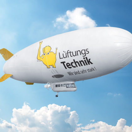 Logo Fliegender Elefant Stark Luft Logo kaufen