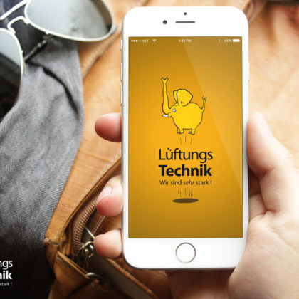 Logo Fliegender Elefant Stark Luft Logo kaufen