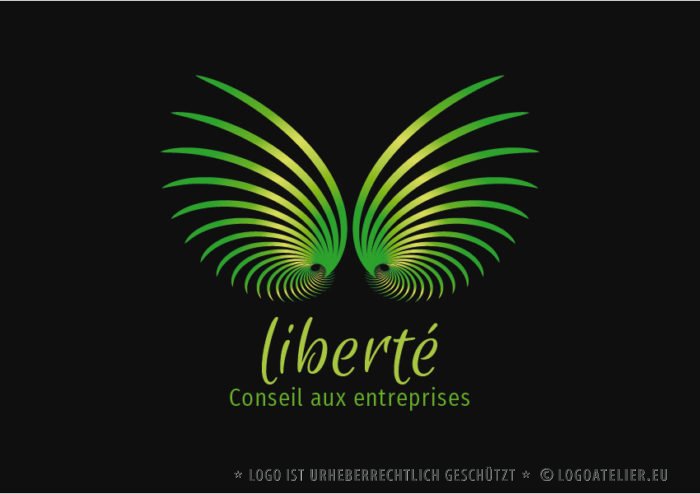 Logo Flügel Freiheit EXKLUSIVES Logo kaufen