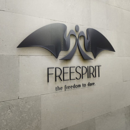 Logo Free Spirit Mensch Kraftvoll fertiges Logo kaufen
