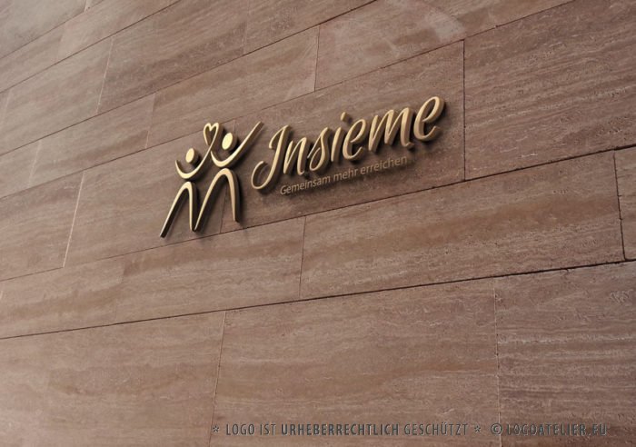 Logo Menschen Liebe Gemeinsam Exklusives Logo kaufen