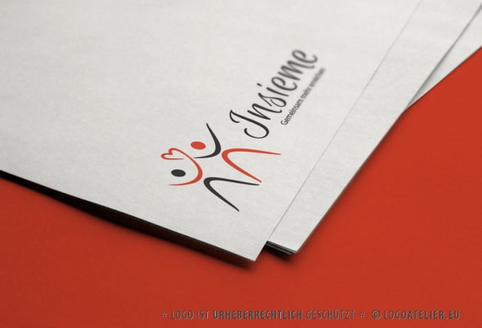 Logo Menschen Liebe Gemeinsam Exklusives Logo kaufen