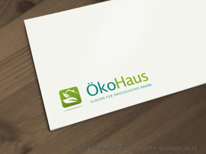 Logo Öko Haus Makler fertiges Logo kaufen