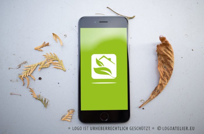 Logo Öko Haus Makler fertiges Logo kaufen