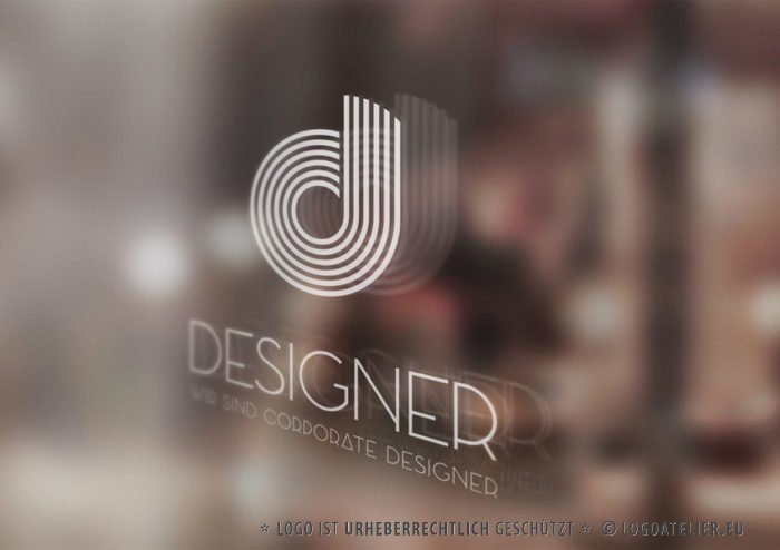 Logo eleganter Buchstabe D elegantes Logo kaufen