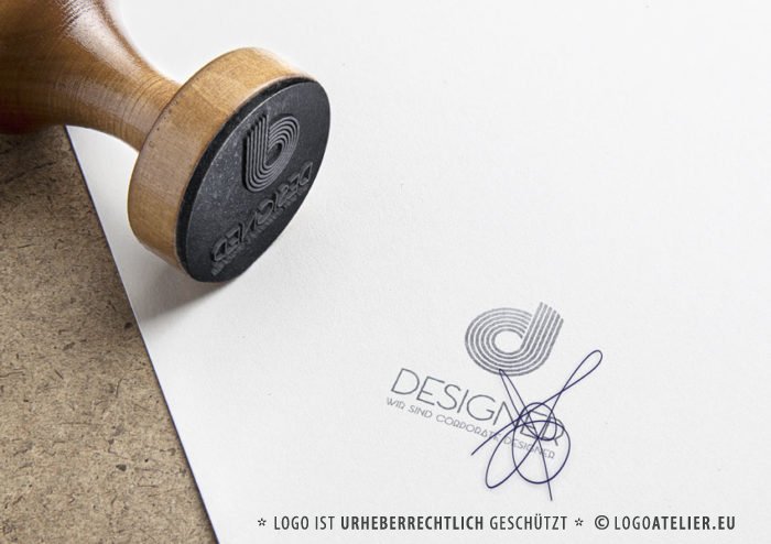 Logo eleganter Buchstabe D elegantes Logo kaufen