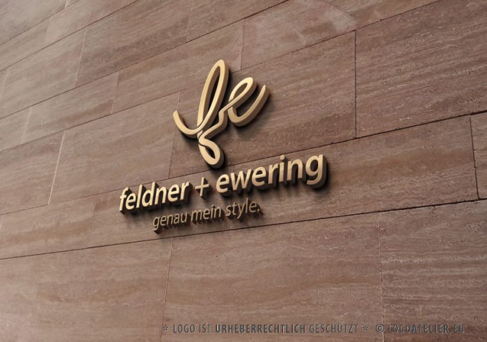 Logo Buchstabe F und E Kreatives Logo kaufen Logo Shop