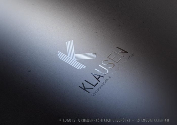 Buchstaben Logo K Initiale K Logo Linien | EXKLUSIVES Logo kaufen | LogoAtelier.eu