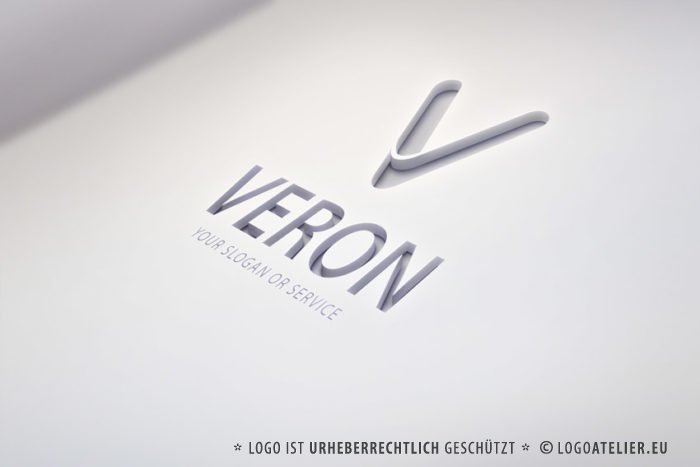 Buchstaben Logo V | EXKLUSIVES Logo kaufen | LogoAtelier.eu