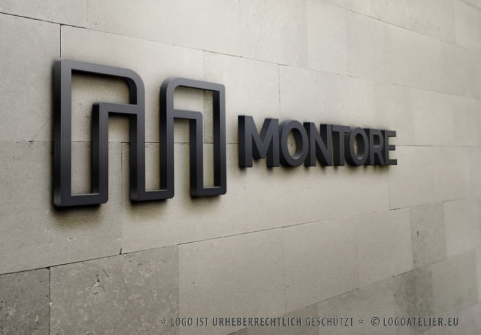 Buchstaben Logos | Logo Buchstabe M | Elegantes Logo kaufen | LogoAtelier.eu